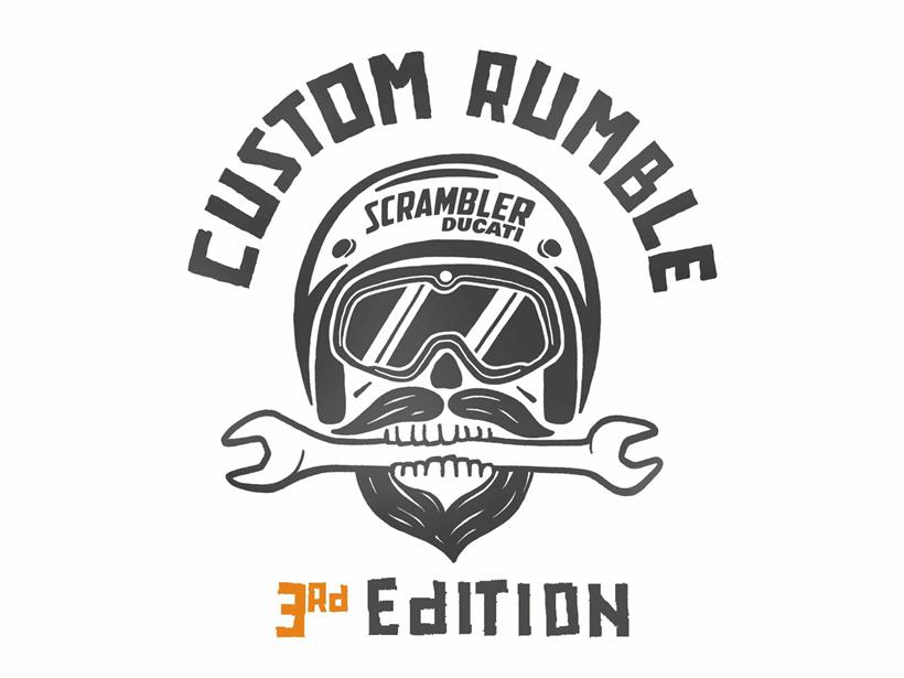 Ducati Custom Rumble competition logo