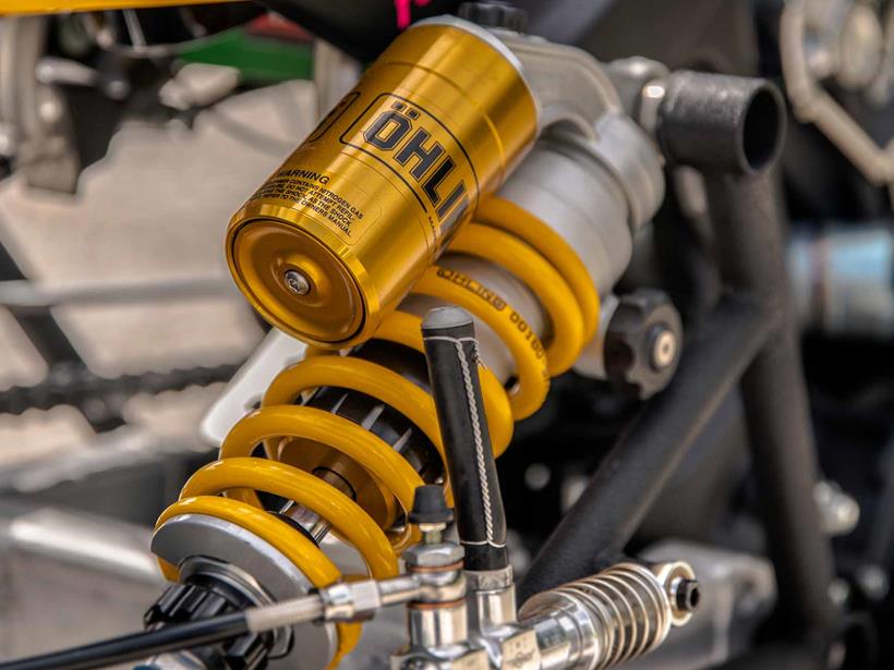 The second generation bike features full Öhlins