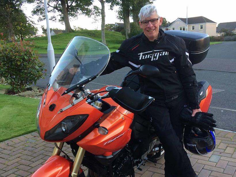 Nigel's first big bike was a Triumph Tiger 1050