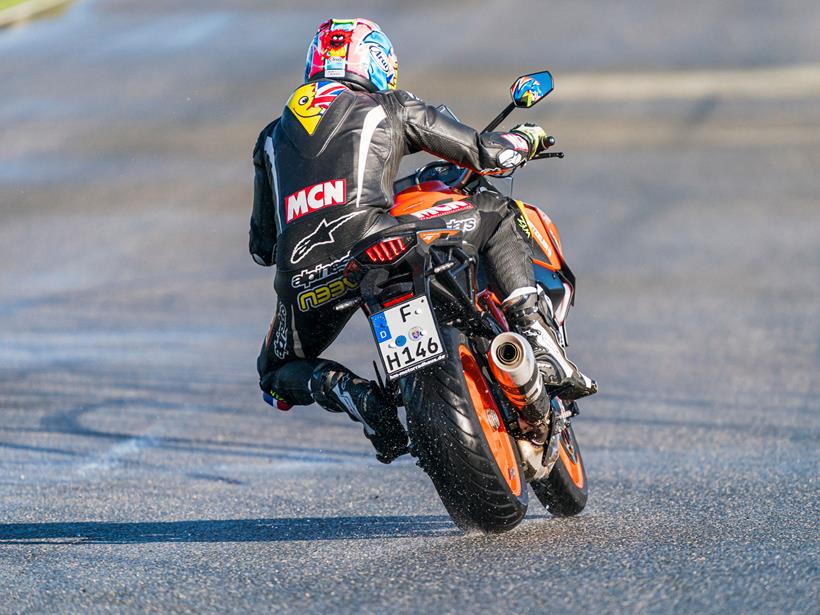 Michael Neeves on the KTM 1290 Super Duke GT