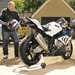 Richard Newland and his BMW S1000RR long-term test bike from 2015