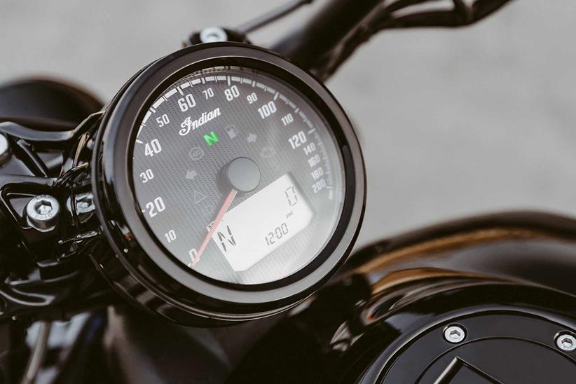 Indian Scout Bobber Sixty clocks