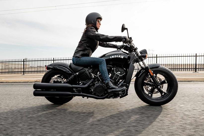 Riding the Indian Scout Bobber Sixty