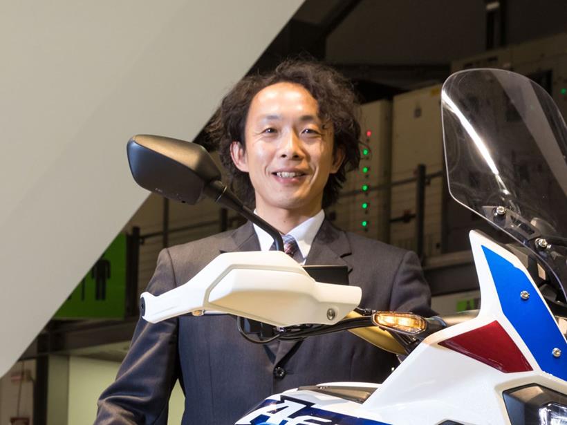 Kenji Morita with 2018 Honda Africa Twin