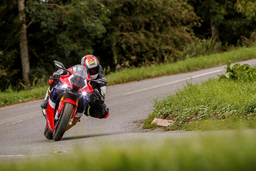 Honda CBR1000RR-R Fireblade SP on the road