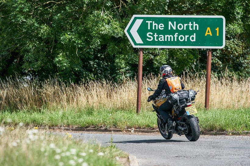 Heading on tour on the BMW F900XR