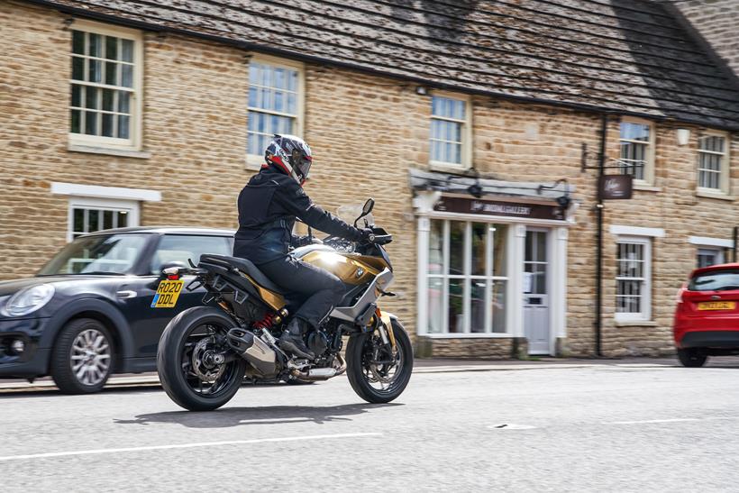 BMW F900XR TE rides through Wansford