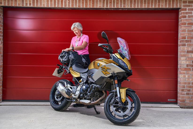 Packing for a tour on the BMW F900XR TE