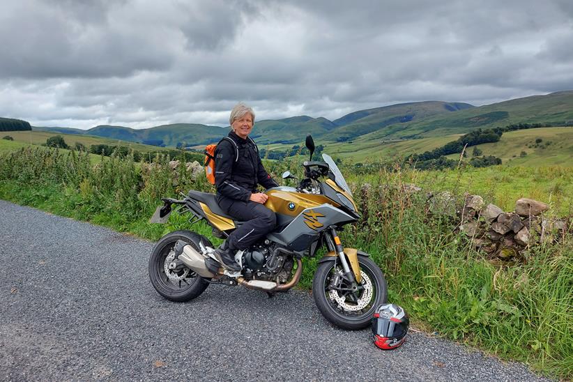 The BMW F900XR TE heads to Scotland