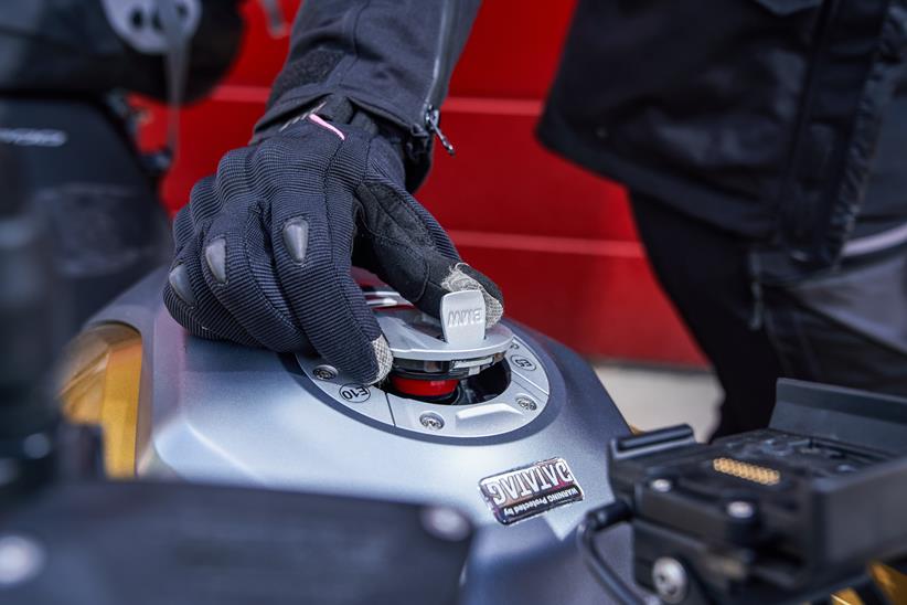 At last, a fully keyless bike, we love the ease of fuelling up on the BMW F900XR TE