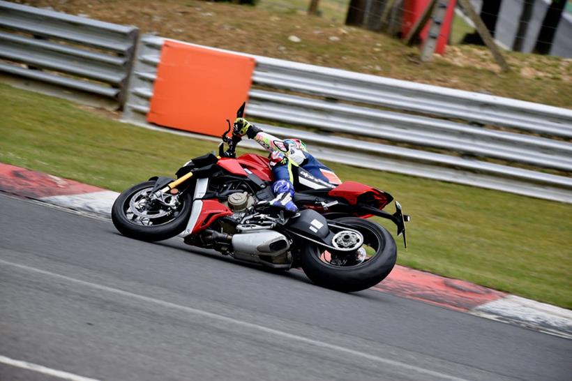 Ducati Streetfighter V4 S takes on Brands Hatch