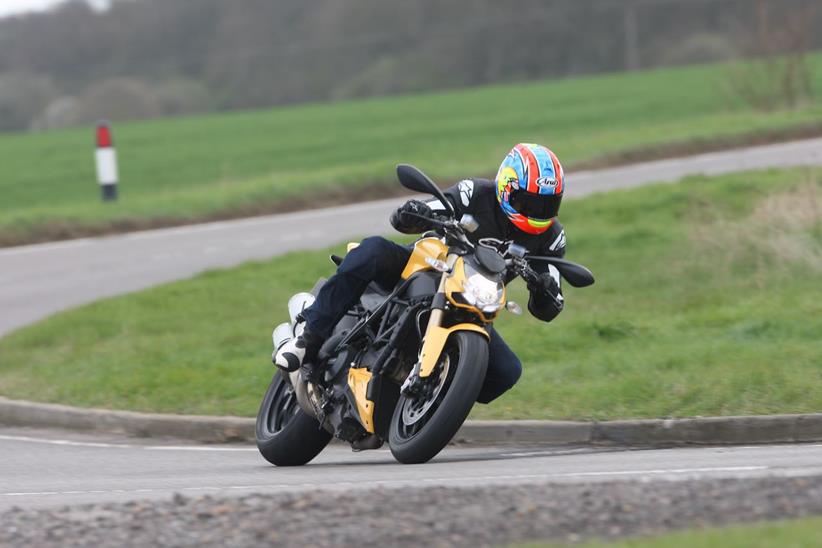 Ducati 848 Streetfighter in action