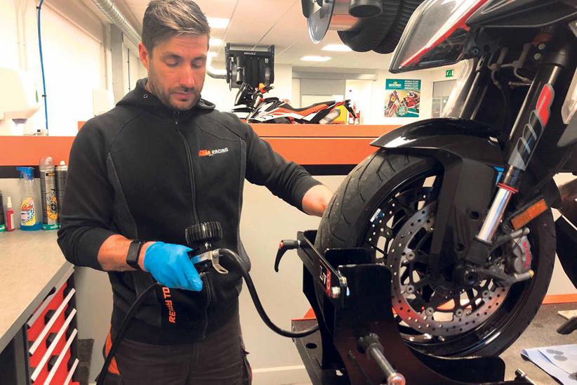 KTM 1290 Super Duke GT first service