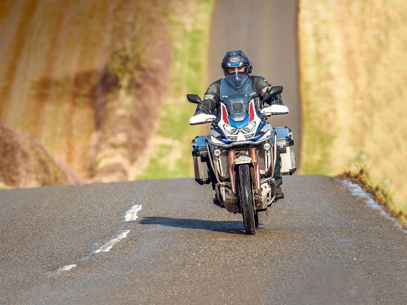 Honda Africa Twin AS ES Plus on the road