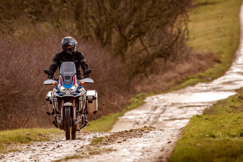 Riding the Honda CRF1100L Africa Twin Adventure Sports off-road