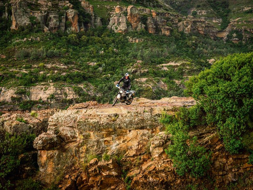 Dougie Lampkin riding in Lesotho's breathtaking scenery