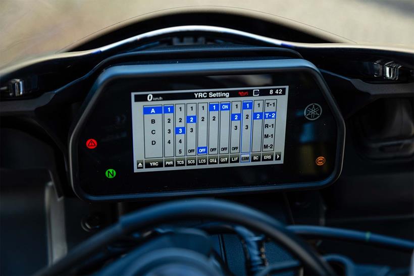 Yamaha R1M electronics