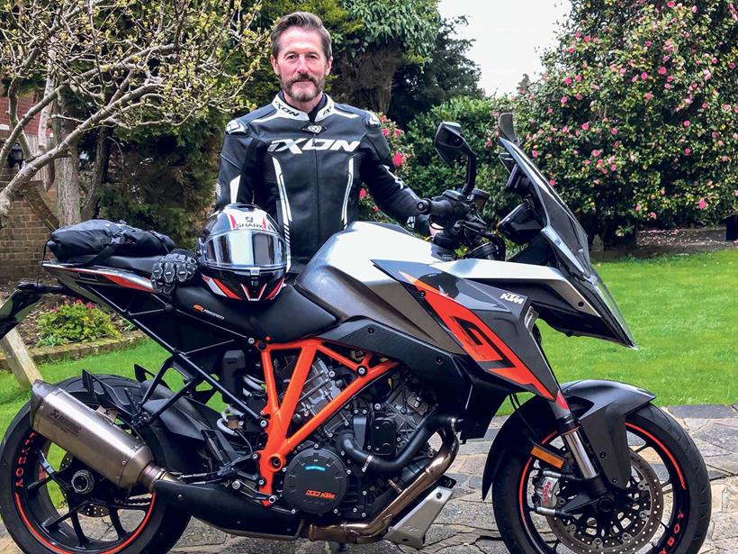 Graeme Bell with his KTM 1290 Super Duke GT