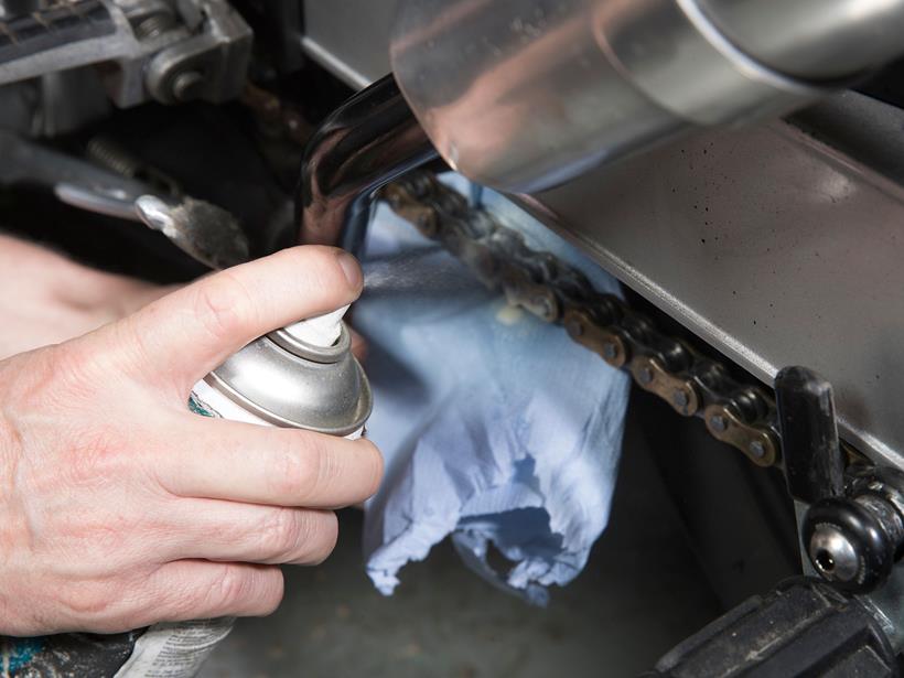 Service your motorbike chain