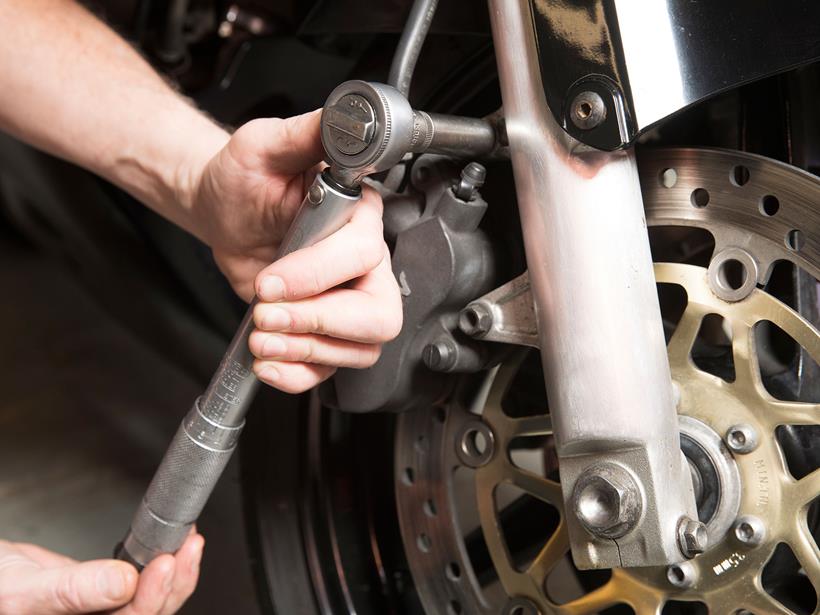 Check your motorbike's crucial nuts and bolts