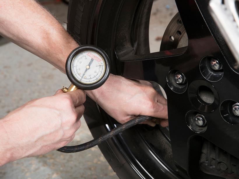 Check your tyre pressures