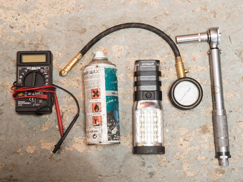 The tools you need to recommission a motorcycle