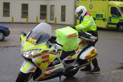 Blood Bike charities stand to lose £200,000 a month during Coronavirus