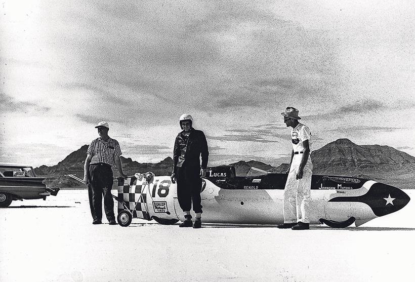 Johnny Allen takes the World Speed Record, 1956