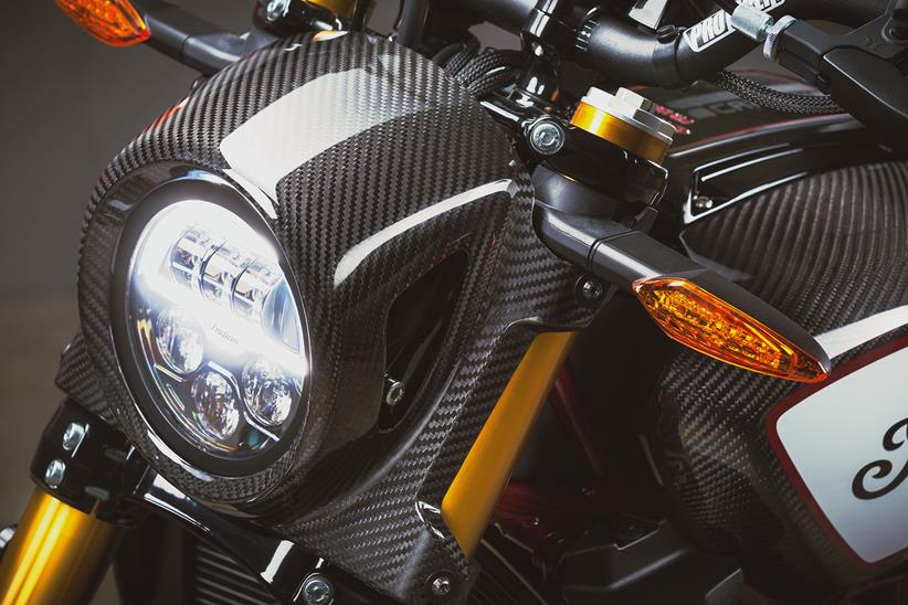 Indian FTR1200 Carbon headlight