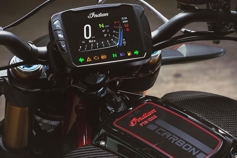 Indian FTR1200 Carbon dash