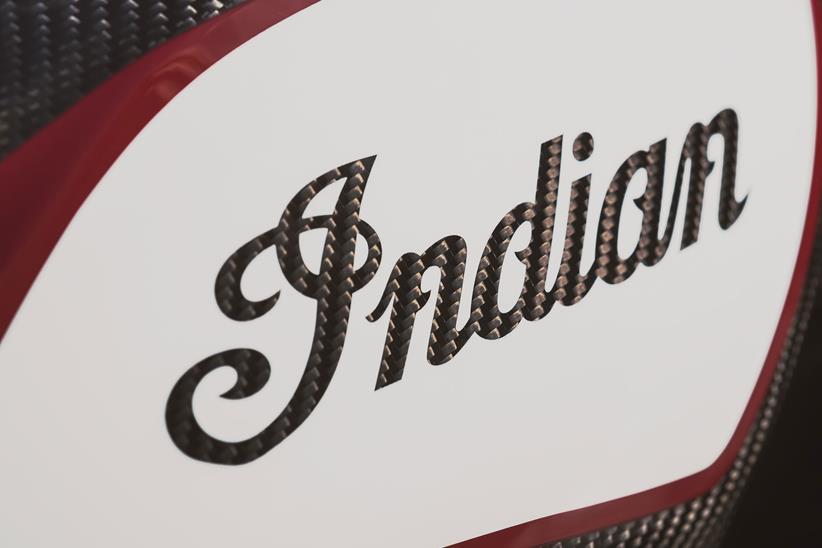 Indian FTR1200 Carbon Indian logo