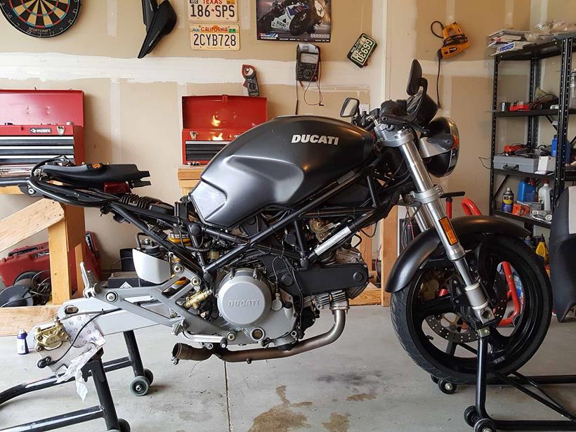 Tim has owned his Ducati Monster 620 since new