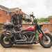 Jon Bowles has been volunteering on his Harley-Davidson