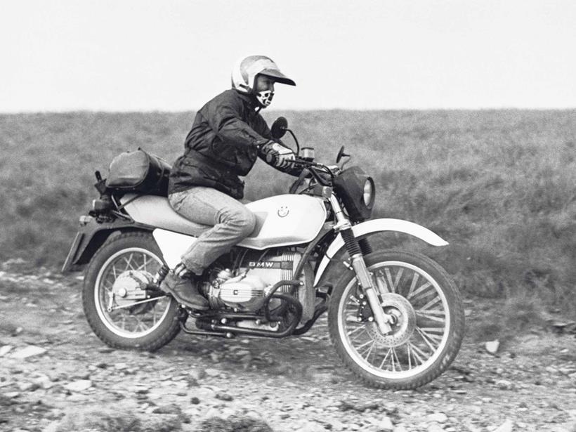 Riding the BMW R80 G/S off-road in Wales