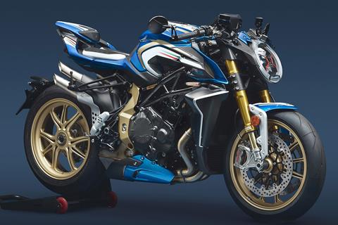 MV Agusta pull covers off ultra-limited edition Brutale 1000 RR ML