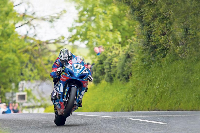 Michael Dunlop riding in 2017