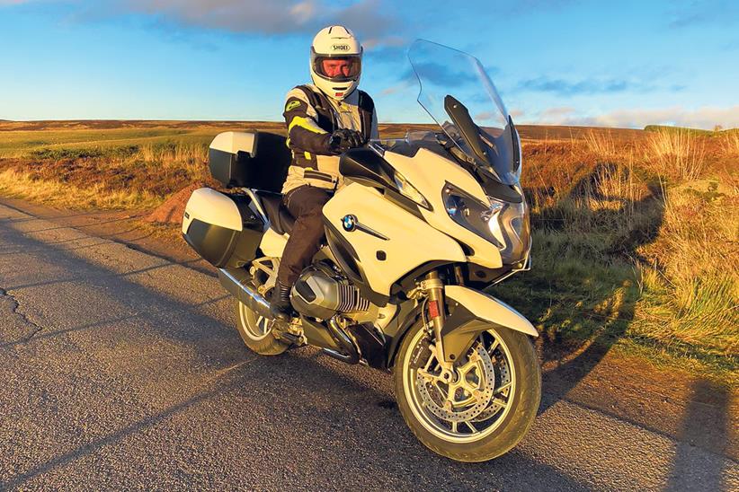 Jason Dorey has been out on his BMW R1250RT