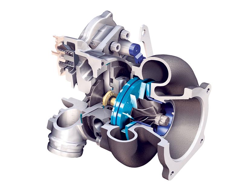 Turbo cutaway