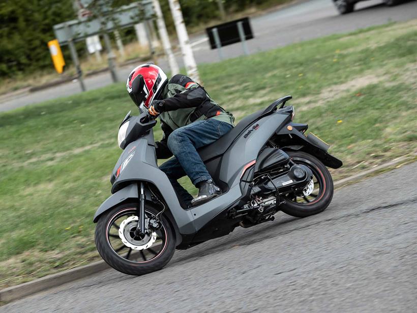 Cornering on a Peugeot Belville RS