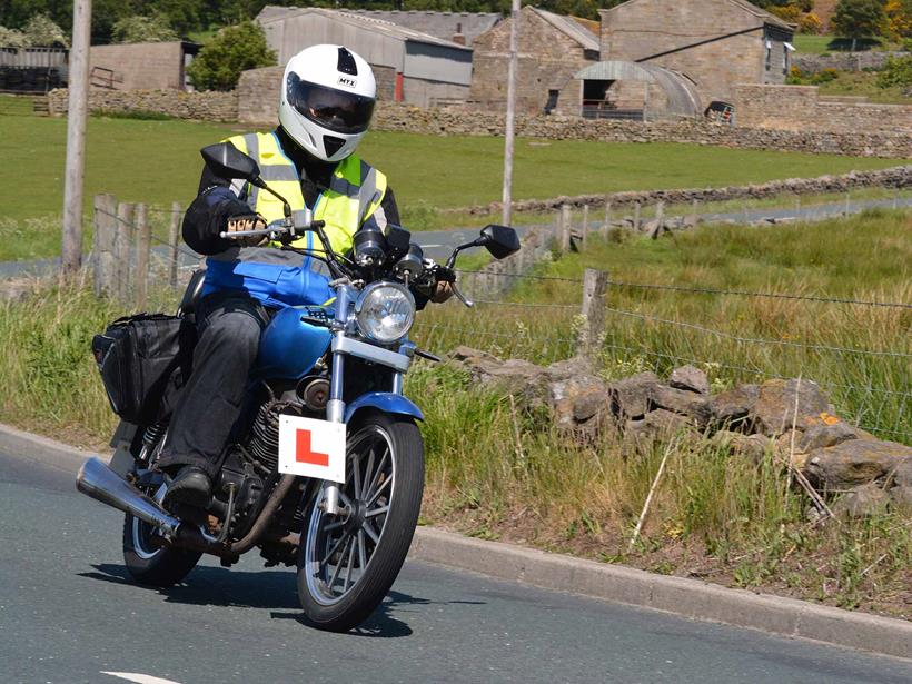 Chris riding his Lexmoto Ranger - credit: Spike Lee Photography