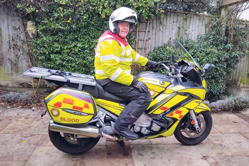 Blood Biker John McCombe advises riders to take it easy after lockdown