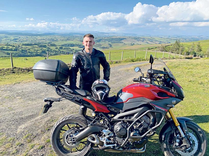 Ross Wolverson and his new Yamaha Tracer 900