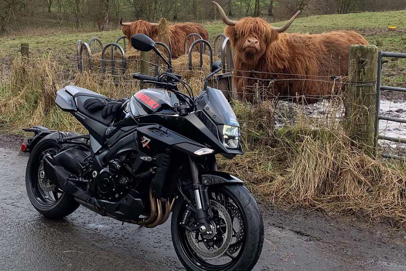 Simon Boyle bagged a Suzuki Katana