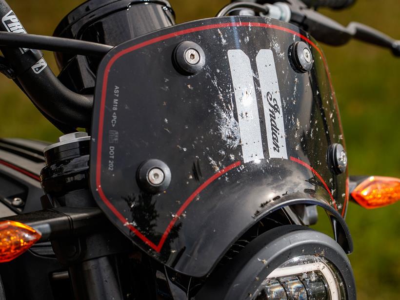 Indian FTR1200 Rally fly screen