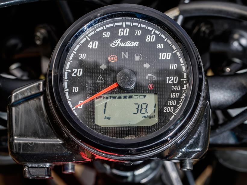 Indian FTR1200 Rally clocks