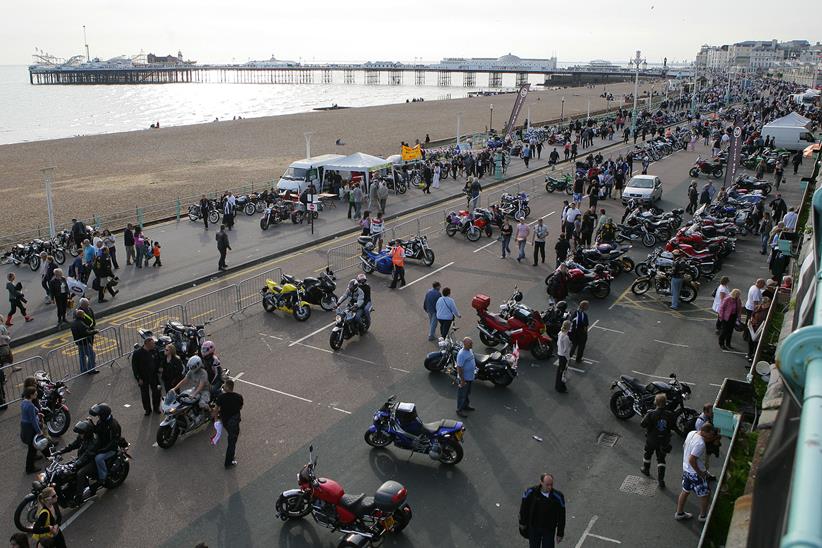 Madeira Drive in Brighton during the Speed Trials