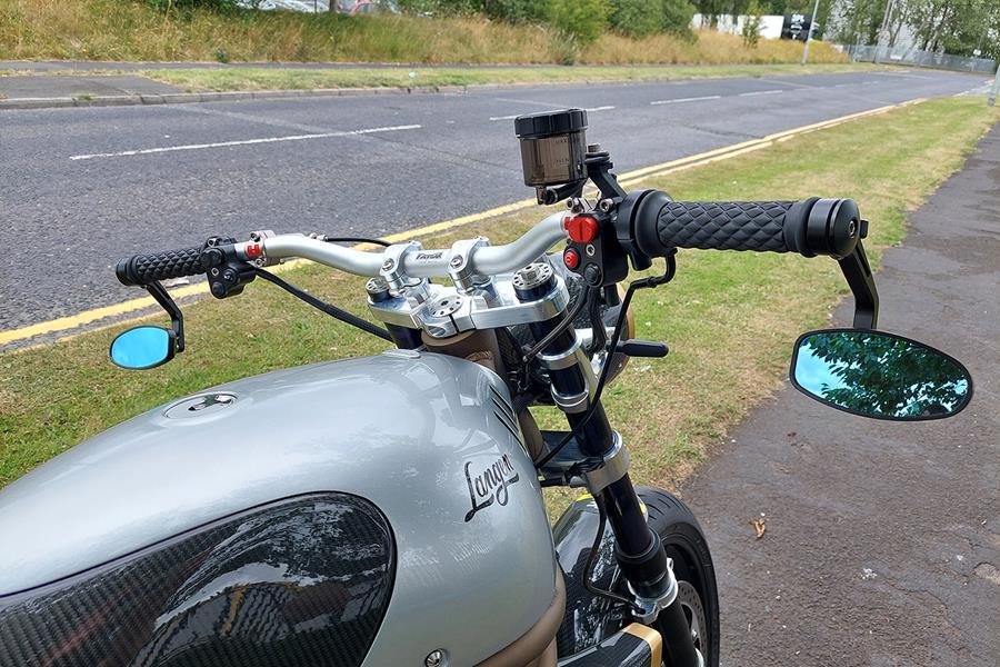 Langen Two Stroke with Street Bars fitted