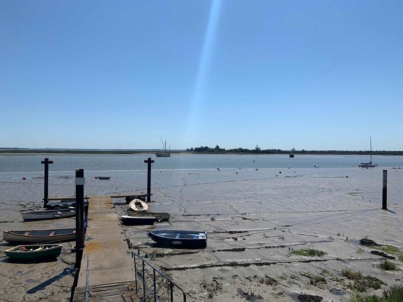 Heybridge Basin in the sunshine