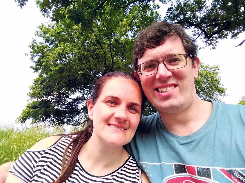 David and Lyndsey Sidor bag a selfie