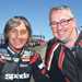 Ron Haslam with guest at Race School